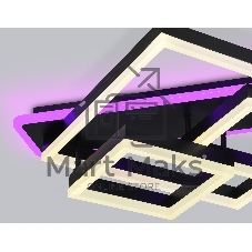 Светильник Ambrella light FA8533 BK черный 132W 3000K-6400K+RGB 630*570*160 (ПДУ РАДИО 2.4G)