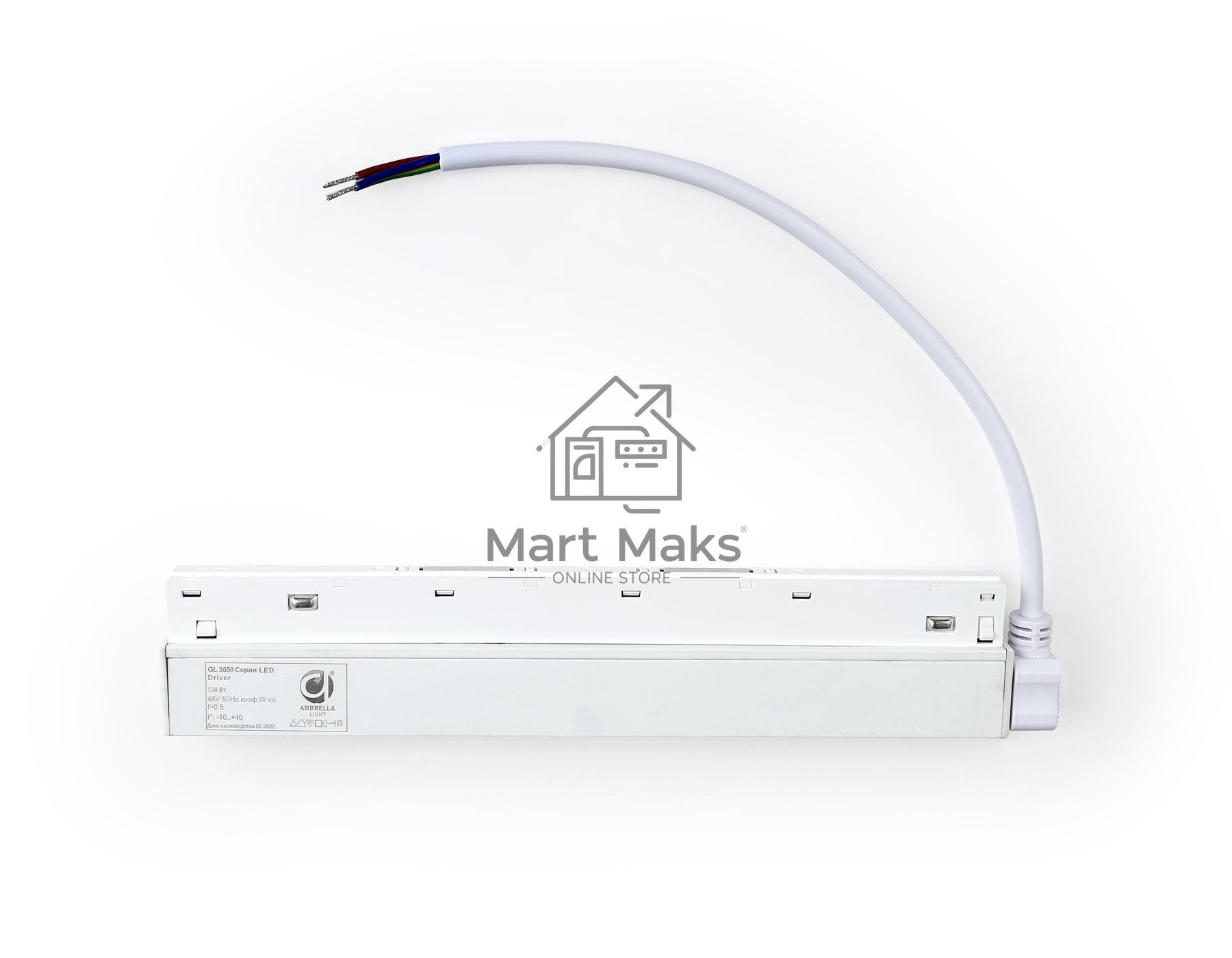 Блок питания внутренний IP20 100W 48V 225*45*23 GL3650 WH белый
