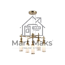 Люстра Ambrella light LH55276/5 BS/FR латунь/белый матовый E14*5 max 40W D520*1390