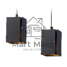 Светильник подвесной TN5133/2 BK черный E27/2 max 40W 260*80*1150