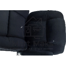 Кресло руководителя Бюрократ T-9925SL Fabric черный Holland 75 крестов. металл хром