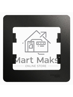 Рамка 1-м Glossa антрацит SchE GSL000701