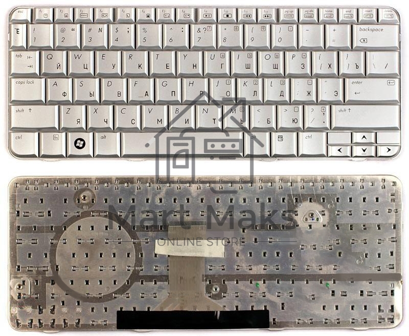 Клавиатура для ноутбука HP Pavilion TX1000 TX2000 TX2500 серебристая