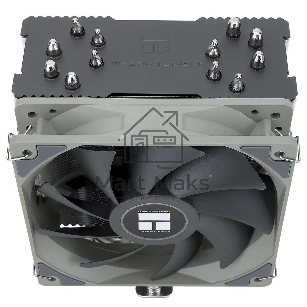 Кулер для процессора Thermalright Burst Assasin 120 (4-pin PWM, 154mm, Ni/CU, 6x6mm, 1x120mm, 66.17CFM, 25.6dBA, 1550RPM, S: 1700, 1200, 115X, AM5, AM4)