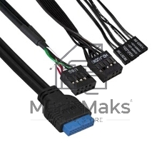 Компьютерный корпус Minitower ExeGate BAA-308U2-AAA400 (mATX, БП AAA400 с вент. 8см, 1хUSB+2хUSB 3.0, HD Audio, черный)