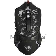 Мышь проводная Nakatomi MOG-25U черный, 2400 dpi, USB, кнопки - 6
