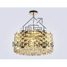 Люстра Ambrella light LH41009/18 BS/CL латунь/прозрачный E14*18 max 40W D700*320