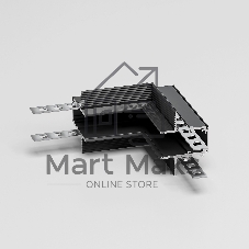 Slim Magnetic Коннектор угловой внутренний для встраиваемого шинопровода под ГКЛ 12,5мм (черный) 85211/00