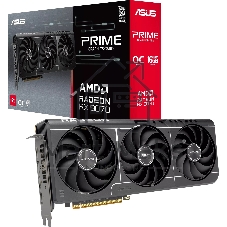 Видеокарта ASUS AMD Radeon RX 9070 PRIME EVO OC, 16 GB GDDR6, 256 bit, 3xDisplayPort, HDMI, GPU 2070 MHz