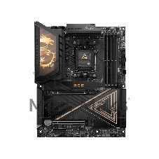 Материнская плата MSI MEG X870E ACE MAX, AM5, AMD X870E, 4xDDR5 (до 256 ГБ), 4xSATA, 5xM.2 (2xPCIe 5.0, 3xPCIe 4.0), 2xPCIe 5.0 x16, 1xPCIe x4, 1xHDMI, 1x5Gb LAN, 1x10Gb LAN, Wi-Fi 7, Bluetooth 5.4, 2xUSB-C 40Gbps (USB4), 2xUSB-C 20Gbps, 2xUSB-A 10Gbps, 7xUSB-A 5Gbps, 3x3.5 мм + S/PDIF оптический, 7.1, чёрный, с подсветкой, ATX