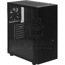 Компьютерный корпус Azza Celesta F черный без БП ATX 5x120мм 5x140мм 2xUSB 2.0 1xUSB 3.0 audio bott PSU