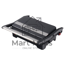 Гриль-пресс электрический Endever Grillmaster 119, черный/металлик