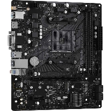 Материнская плата ASRock B550M-HDV, AM4, AMD B550, 2xDDR4, 4xSATA, 1xM.2, 1xPCIe 4.0 x16, 1xDVI-D, 1xHDMI, 1xVGA, 1x 1Gb LAN, 3x3.5 мм, 7.1, mATX