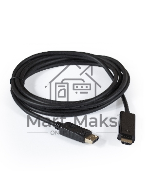 Кабель ExeGate EX284915RUS DisplayPort-HDMI ExeGate EX-CC-DP-HDMI-1.8 (20M/19M, 1,8м, экран)
