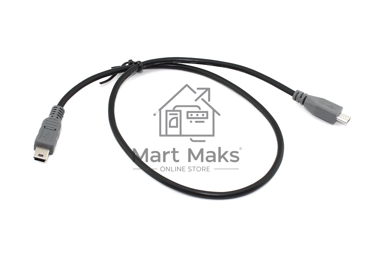 Кабель синхронизации Micro USB на Mini USB (OTG) USB 2.0 50 см