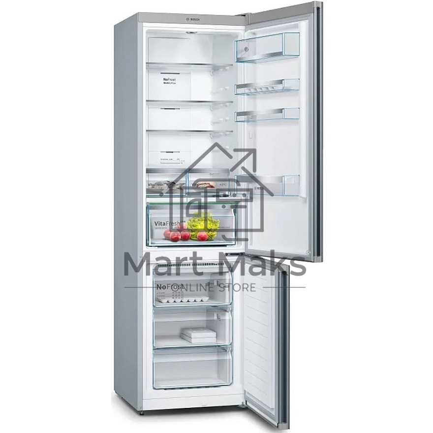 Холодильник Bosch KGN39LB30U черный двухкамерный 279/87л морозилка снизу