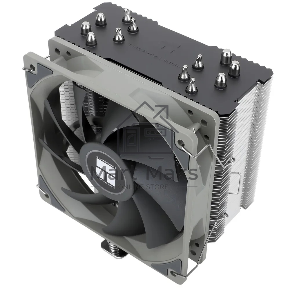 Кулер для процессора Thermalright Burst Assasin 120 (4-pin PWM, 154mm, Ni/CU, 6x6mm, 1x120mm, 66.17CFM, 25.6dBA, 1550RPM, S: 1700, 1200, 115X, AM5, AM4)