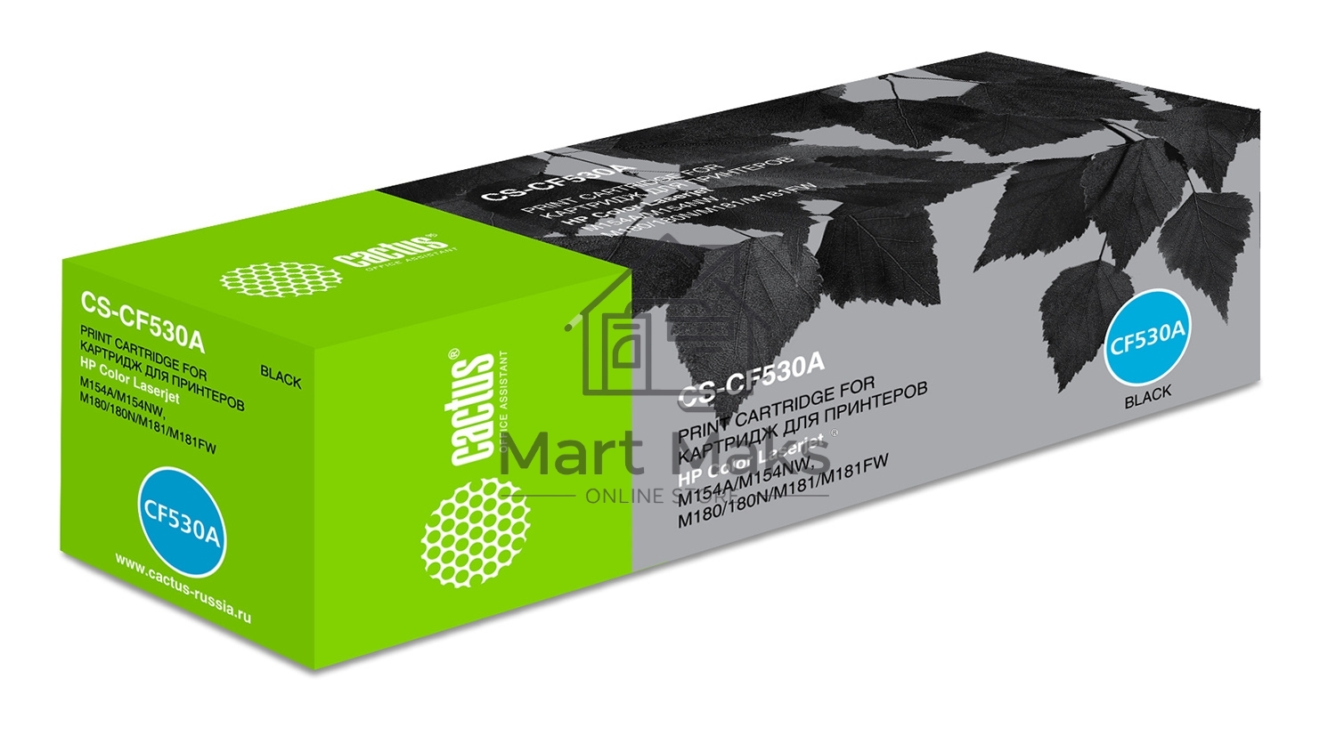 Картридж лазерный Cactus CS-CF530A черный (1100 стр.) для HP LJ M180n/M181fw
