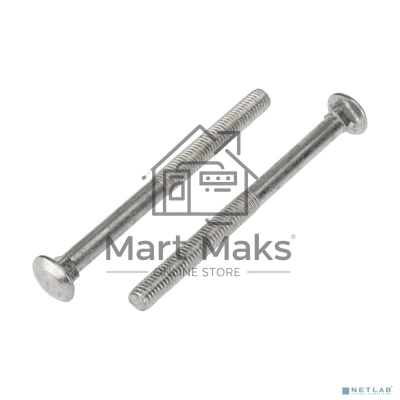 Болт мебельный KRANZ DIN 603, 8х100, пакет (2шт.)