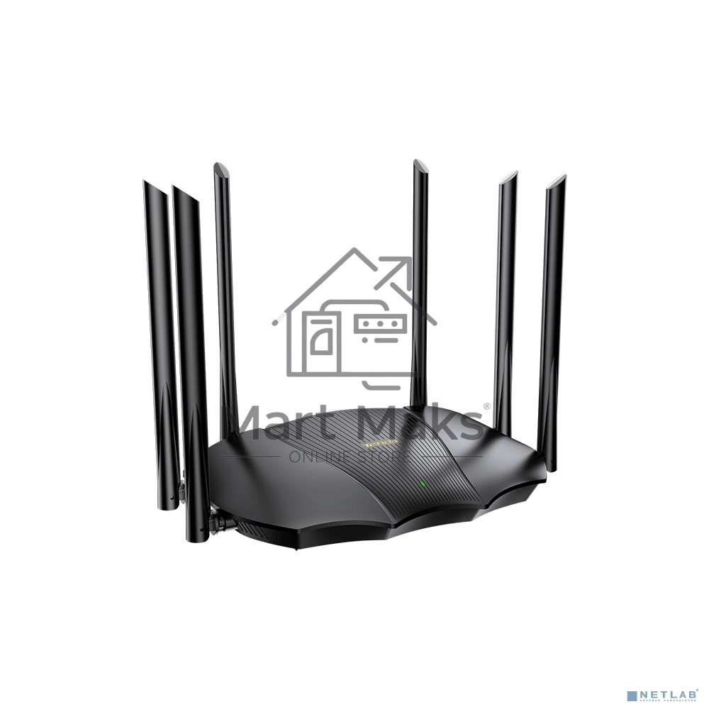 Двухдиапазонный гигабитный Wi-Fi роутер Tenda TX3000 Pro AХ3000, до 574 Мбит/с на 2,4 ГГц + до 2402 Мбит/с на 5 ГГц
