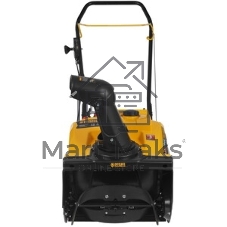 Бензиновая снегоуборочная машина Denzel SB 460 Sled, 99cc, лыжи ручной старт