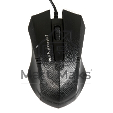 Мышь проводная Nakatomi MON-04U черный, 800 dpi, USB, кнопки - 3