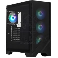 Компьютерный корпус без блока питания Case MSI MAG FORGE 321R AIRFLOW, Midi-Tower, TG, 4x120мм ARGB, 2xUSB 3.2, 1xUSB 3.2 Type-C, ATX, mATX, mITX черный