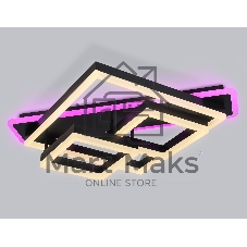 Светильник Ambrella light FA8533 BK черный 132W 3000K-6400K+RGB 630*570*160 (ПДУ РАДИО 2.4G)