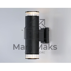 Светильник Ambrella light ST3821/2 BK/CL черный/прозрачный IP54 GU10/2 max 35W 310*90*160
