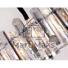 Светильник Ambrella light TR5303/8 CH/SM хром/дымчатый E14/8 max 40W D500*615