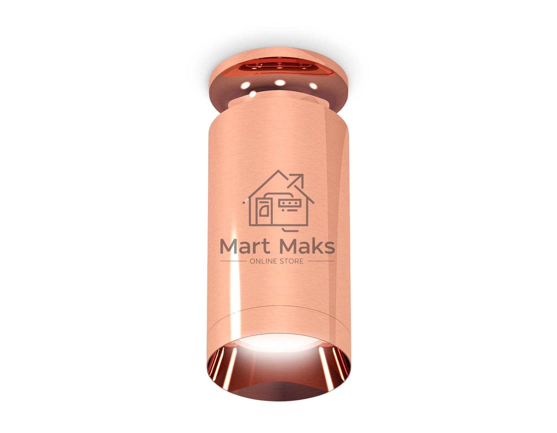 Светильник Ambrella Light XS6326080 PPG золото розовое полированное MR16 GU5.3 (N6906, C6326, N6135)