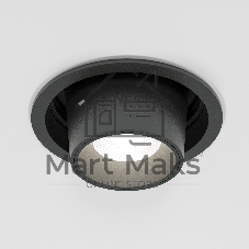 25086/LED 8W 4000K чёрный / Потолочный светодиодный светильник