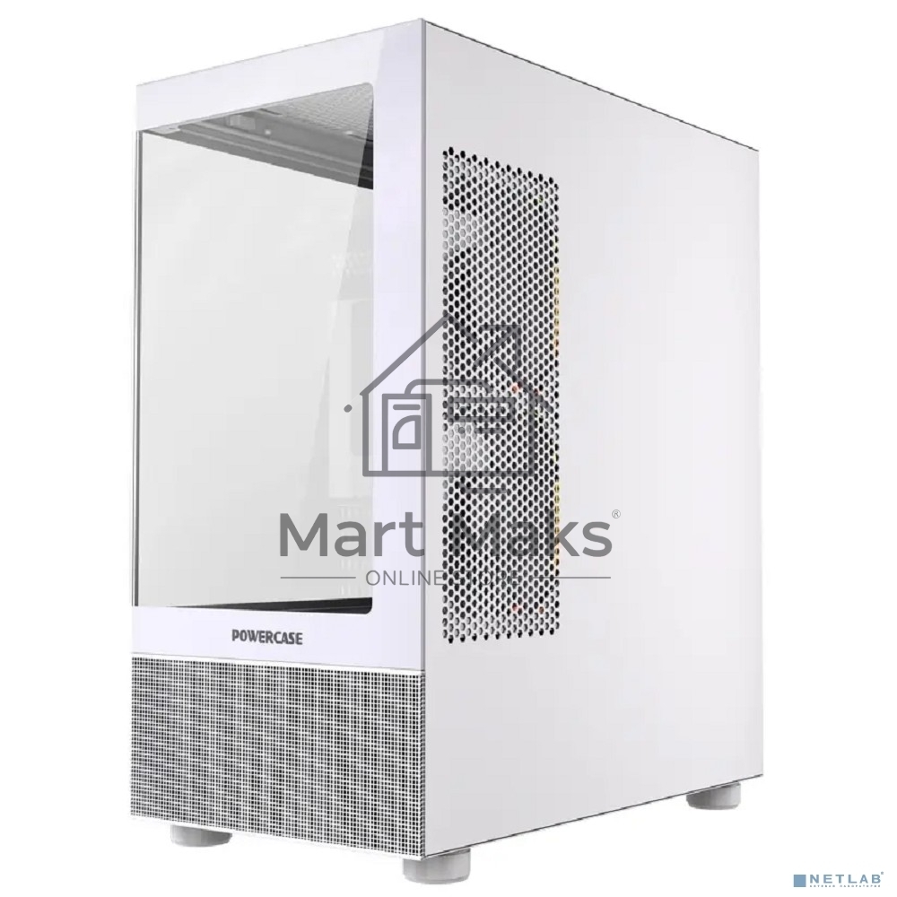 Корпус Powercase Vision Micro M2 ARGB, Tempered Glass, 3x 120mm ARGB PWM Fan, белый, mATX (CVMWM2-A3)