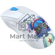 Мышь беспроводная/проводная A4Tech Bloody R73 Pro белый, 26000 dpi, USB Type-A, радиоканал, кнопки - 7