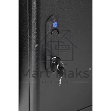 Шкаф коммутационный ЦМО (ШРН-М-15.500-9005) настенный 15U 600x520 мм пер. дв. стекл. 130 кг черный 456 мм 24.66 кг 180 град. 745 мм