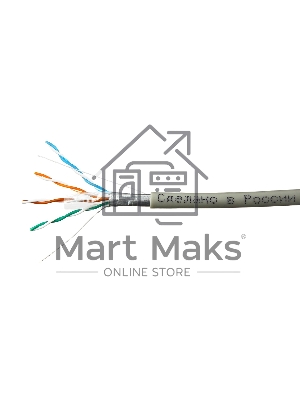 Кабель SkyNet Premium FTP indoor 4x2x0,51, медный, FLUKE TEST, кат.5e, однож., 100 м, box, серый