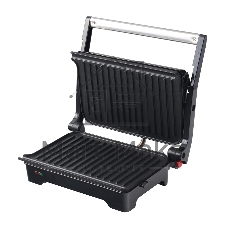 Гриль-пресс электрический Endever Grillmaster 119, черный/металлик