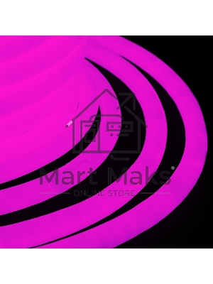 Гибкий неон Neon-night LED 360 (круглый), розовый