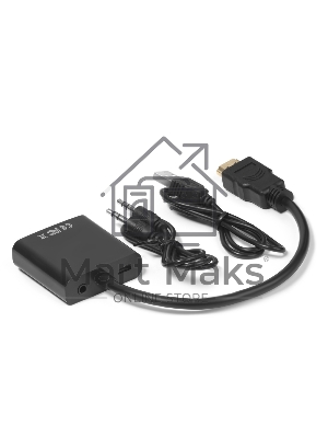 Мультимедиа professional конвертер-переходник Greenconnect HDMI > VGA +audio + micro USB для доп.питания, GCR-HD2VGA3 Greenconnect Мультимедиа professional конвертер-переходник HDMI > VGA +audio + micro USB для доп.питания, GCR-HD2VGA3