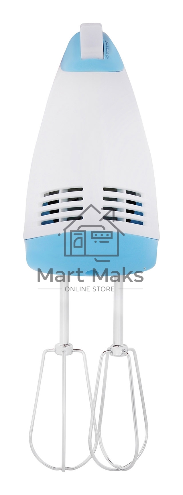 Миксер ручной Starwind SHM-261 250Вт белый/голубой