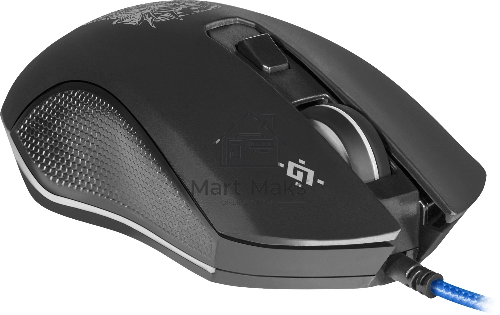 Мышь проводная Defender Sleipnir GM-927 черный, 12800 dpi, USB, кнопки - 6