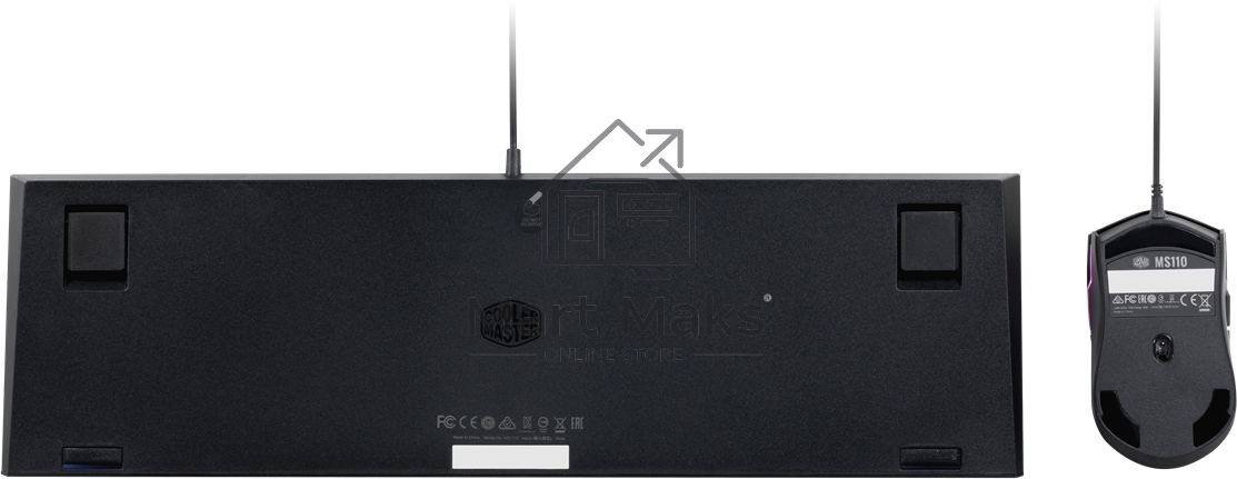 Комплект: Игровая клавиатура+мышь Cooler Master Keyboard Combo/MS110/RU layout/Revised