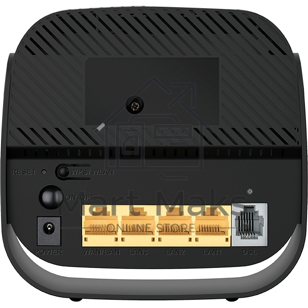 Роутер беспроводной D-Link DSL-2640U/R1A ADSL2+ черный ANNEX B