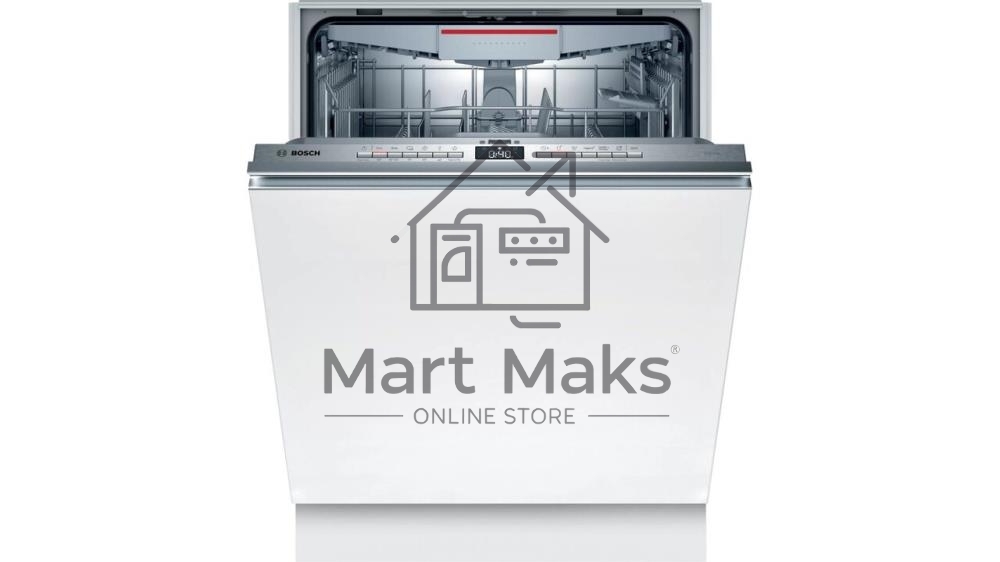 Встраиваемая посудомоечная машина Bosch SMV4HVX32E, серебристый, 59.8 см, 13 компл., 46 дБ, класс E