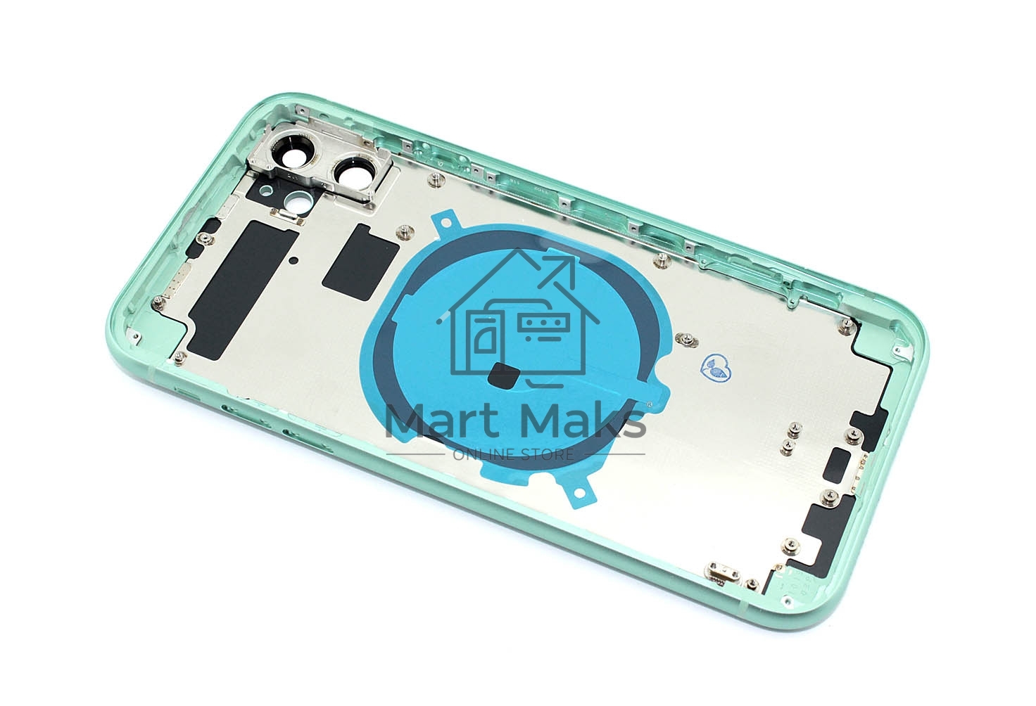 Задняя крышка (корпус) в сборе с рамкой для Apple iPhone 11 зеленая