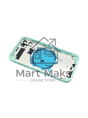 Задняя крышка (корпус) в сборе с рамкой для Apple iPhone 11 зеленая