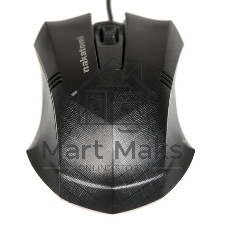 Мышь проводная Nakatomi MON-04U черный, 800 dpi, USB, кнопки - 3