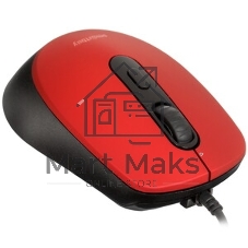 Мышь проводная беззвучная Smartbuy ONE 265-R красная, 40 SBM-265-R