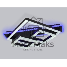 Светильник Ambrella light FA8533 BK черный 132W 3000K-6400K+RGB 630*570*160 (ПДУ РАДИО 2.4G)