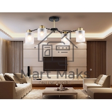 Светильник Ambrella light TR303324/4 BK/GD черный/золото E27/4 max 60W 650*290*270